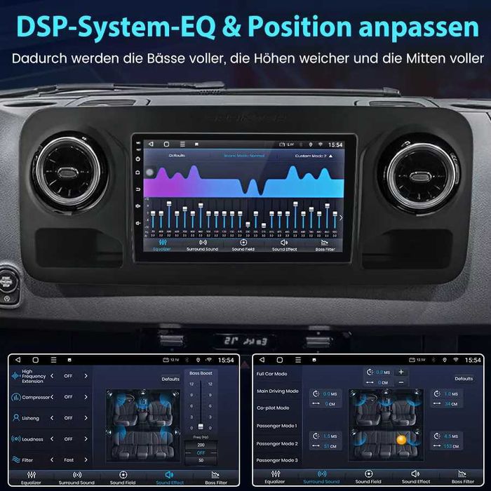 Мултимедия за Mercedes Benz Sprinter Екран плеър Android Навигация