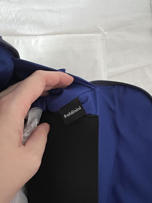 Geanta laptop / servieta Baldinini albastru inchis - noua, cu eticheta