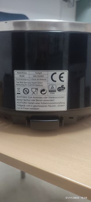 Gratar camping portabil