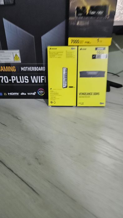 Asus  Tuf x870-plus wi-fi, ssd nvme lexar 1tb, RAM 32g