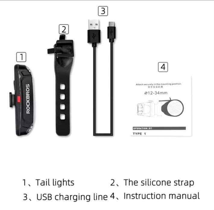Stop led bicicleta/trotineta