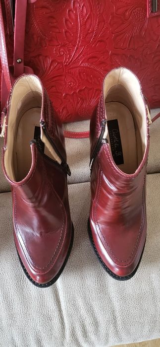 Set Genti piele ( italia) și ghete Musette piele