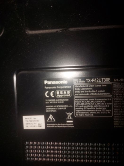 Vând panasonic viera defect