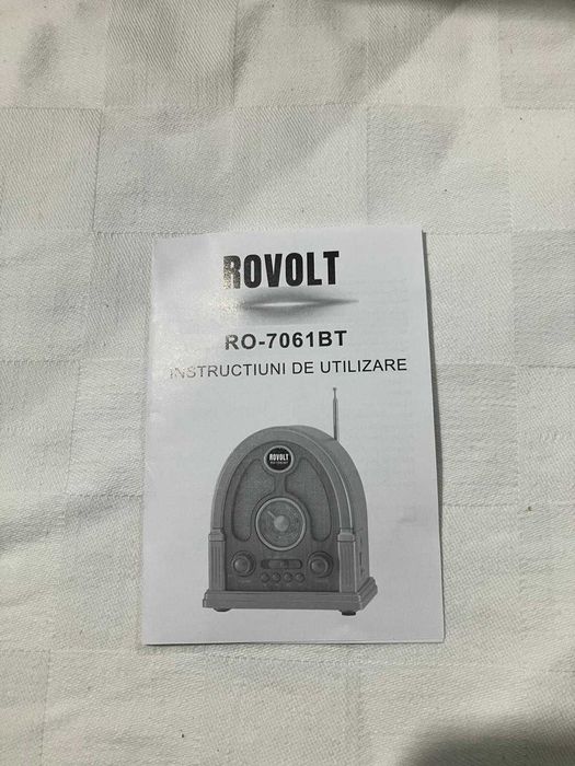 RADIO Casetofon Portabil RETRO, Acumulator,USB, BLUETOOTH, AUX, USB