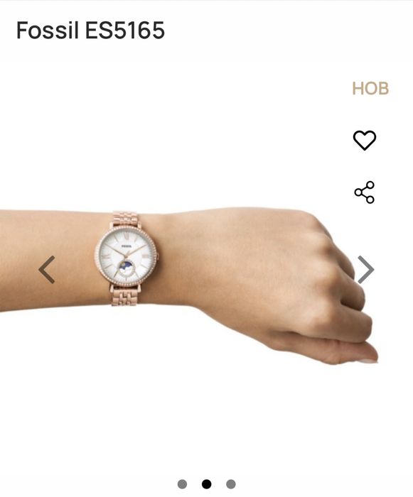 Нов дамски часовник Fossil Jacqueline ,розов цвят.