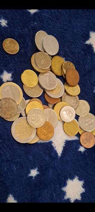 Colecție monede vechi si noi