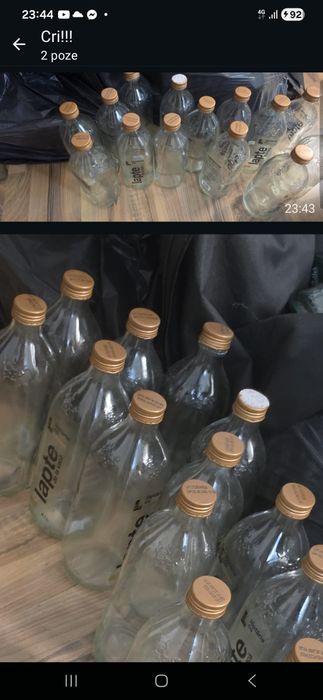 Sticle de 1 litru,750 ml