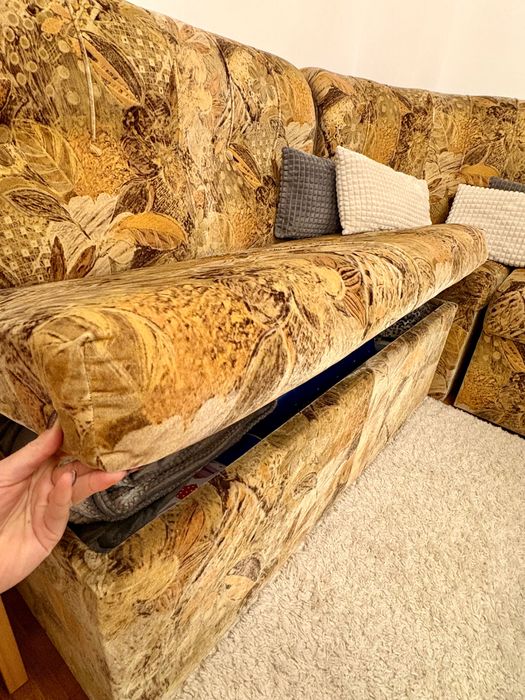 Ъглов диван с опция Сън и ракла. Перфектно състояние