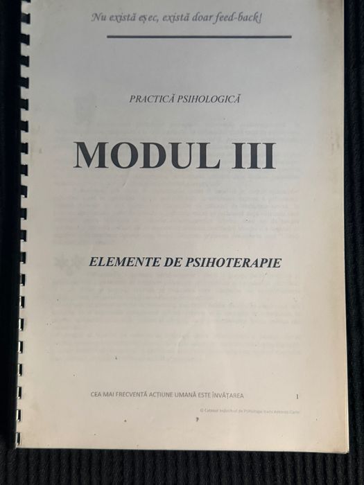 Pachet cursuri de psihologie aplicată printate și legate