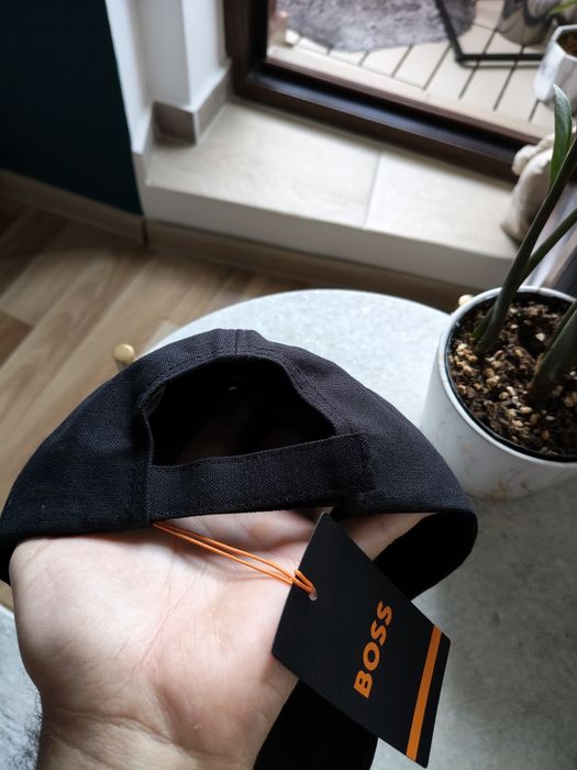 BOSS Fresco șapcă unisex neagra cu logo mic negru mărime OS noua originala