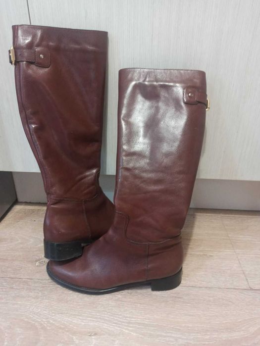 Дамски зимни кожени ботуши размер 41