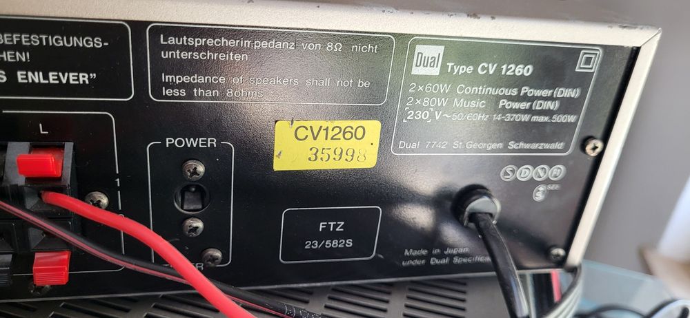 Amplificator Dual cv 1260..  60w 8 ohm 700 lei presonus  plus  1400lei sa vandut..