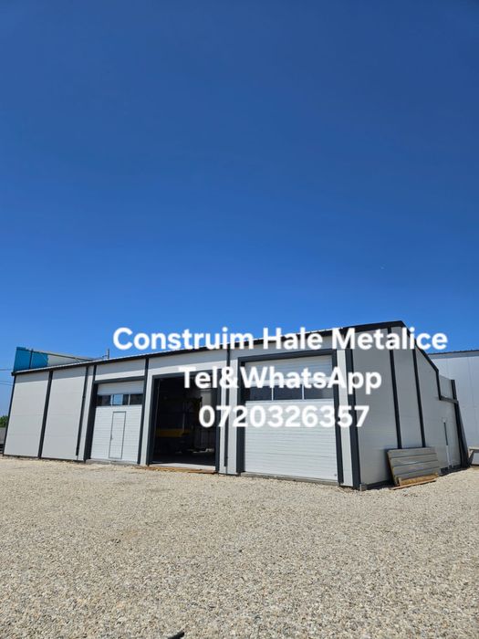Vand hala metalica 12x20,structura,panouri sandwich si alte dimensiuni