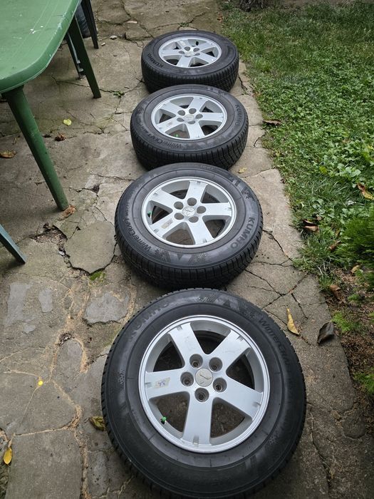 Джанти 16ки с зимни гуми 7.5мм за Mitsubishi 5x114.3