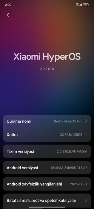 Redmi note 13 pro Global Blek