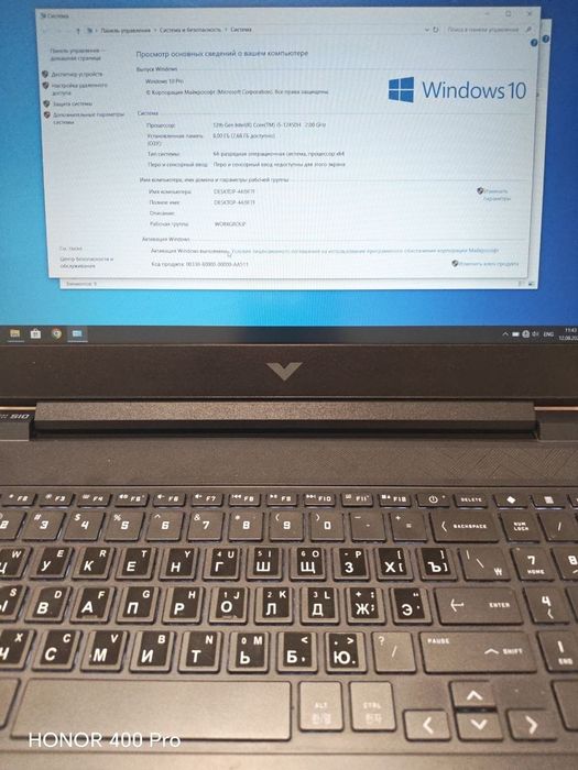 HP VICTUS   GAMING i5 12avlod rtx 3050 noutbuk notebook ноутбук