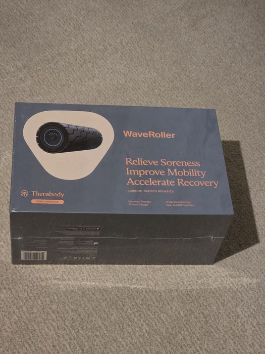 Rola vibromasaj Therabody Wave Roller, Bluetooth,Negru