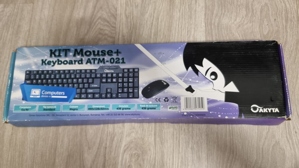 Kit tastatură + mouse Aktya ATM-021