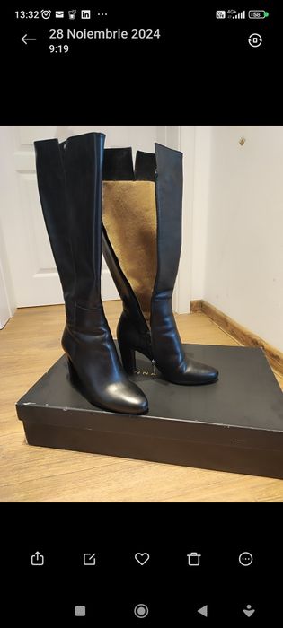 Cizme piele marimea 39 Anna Cori