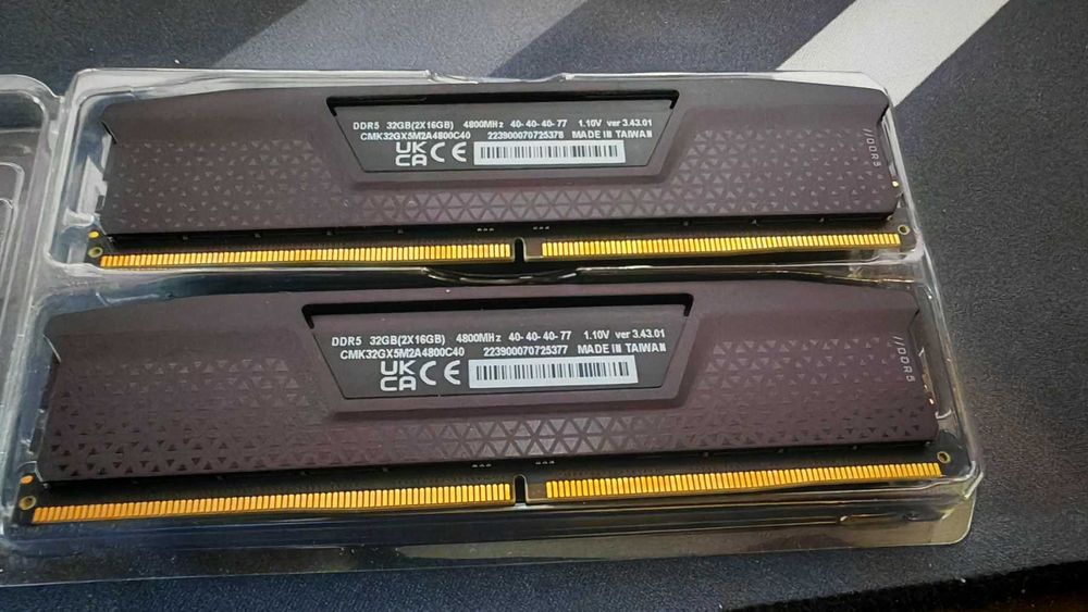 Рам памет Corsair Vengeance Black DDR5 4800MHz 2x16GB 32GB