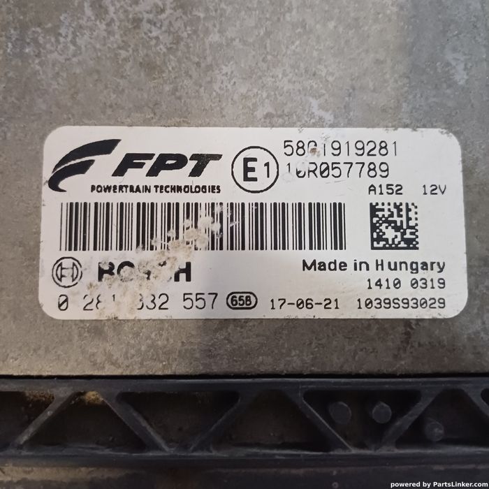 Calculator Ecu Iveco Daily Iv [2017>] Bosch 0281032557 Oem 5801919281