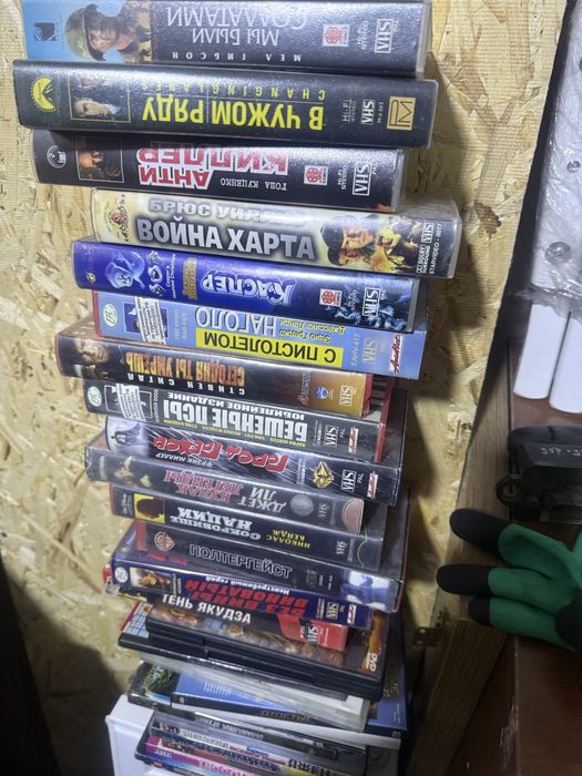 видеокассеты vhs от 500 до 1500