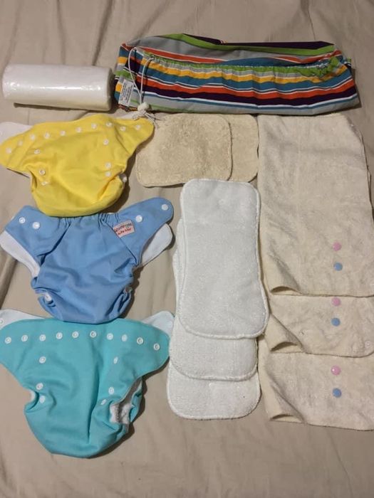 Set scutece nou-nascuti Pop-in lavabile ecologice