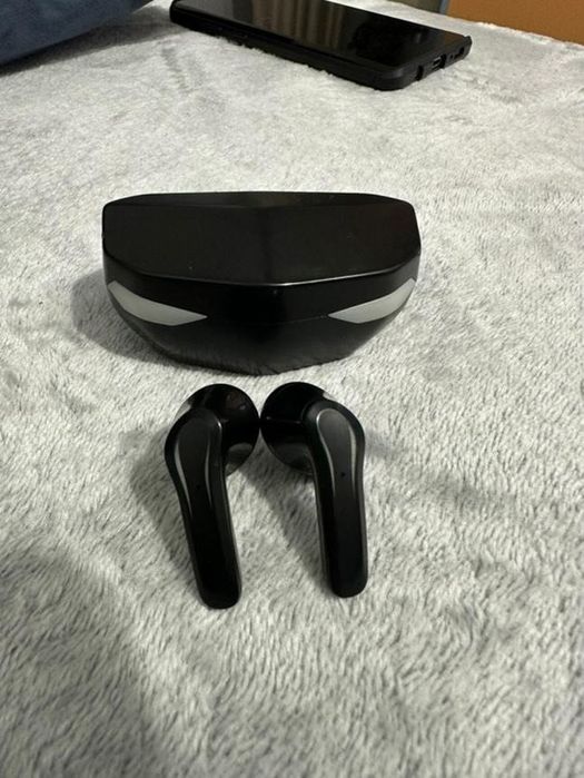 Căști bluetooth audio, fără fir, cu cutie USB, cu lumini ambientale