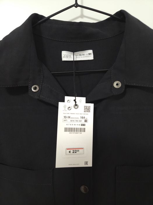 Rochiță cămașă  Zara, pentru 13 ani