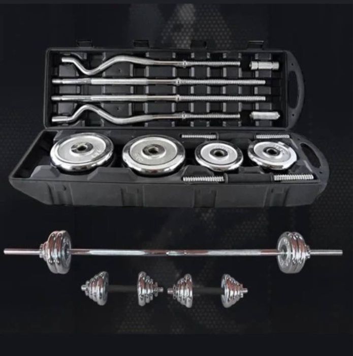 Гантел набор чемодан Разные весы от 15 до 55 кг