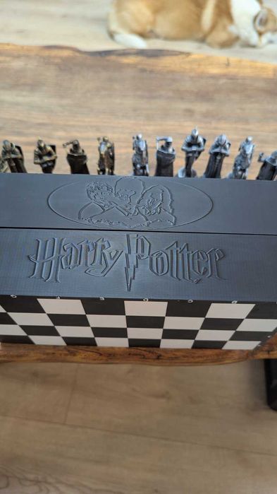 Луксозен 3D принтиран шах „Хари Потър“ – Wizard Chess | Колекционерски комплект