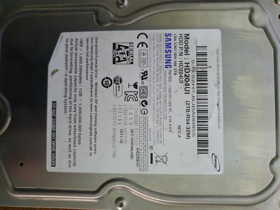 Жесткие диски для пк