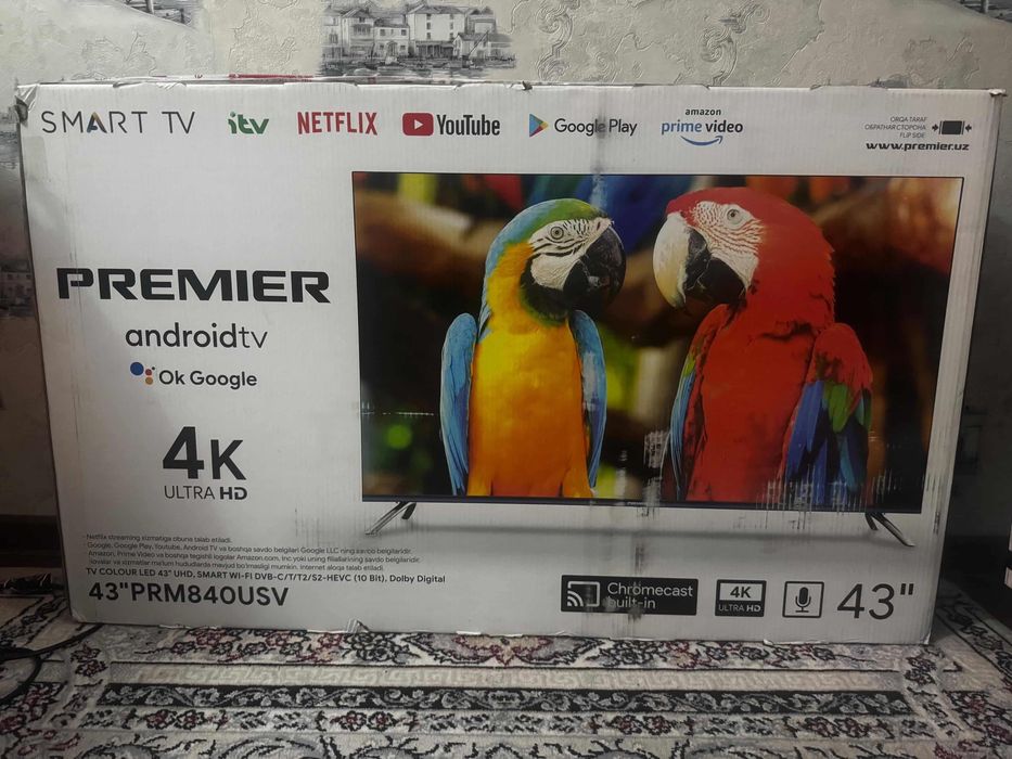Brend: Premier
Model: 43PRM840USV
Ekran o‘lchami: 43 dyuym
Sifat: 4K U