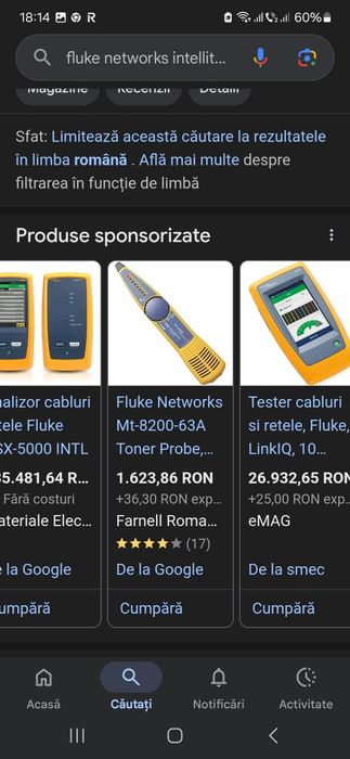 Fluke termometru 52ii si Fluke Networks IntelliTone Pro 200
