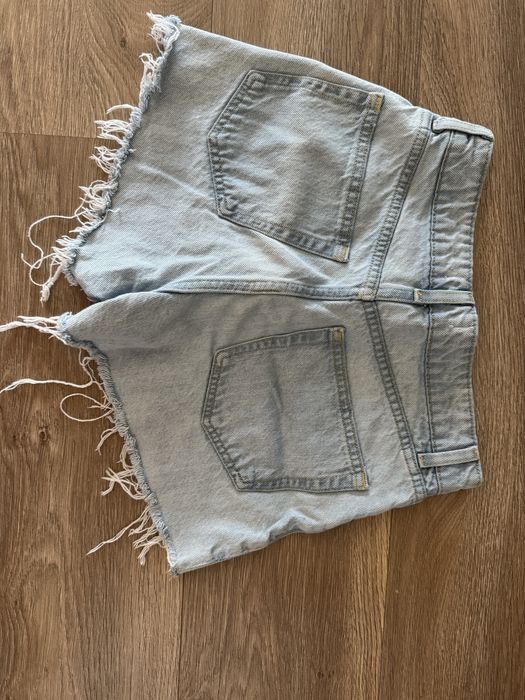 Къси дънки H&M светло сини
