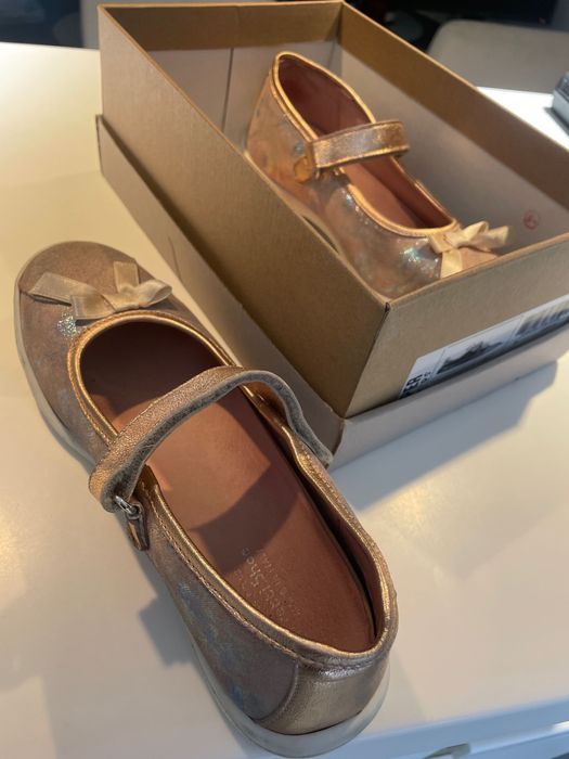 Детски обувки Pretty shoe Dima балерини с панделки  35