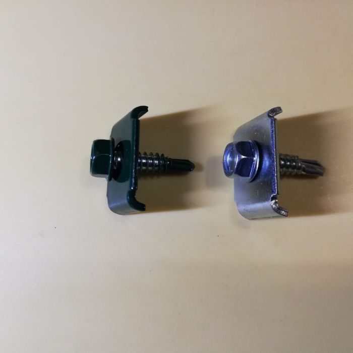 Suruburi autoforante zincate/verzi vopsite in camp electrostatic