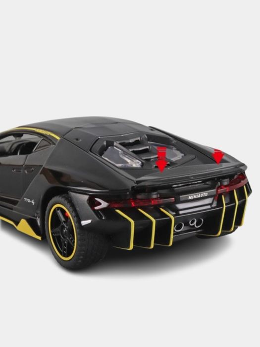 Гоночная Lamborghini, металлическая, игрушка для детей
