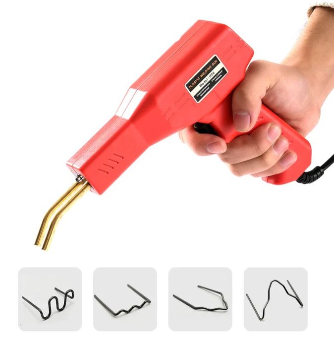 Trusa aparat sudat plastic cu cleme Voltaj