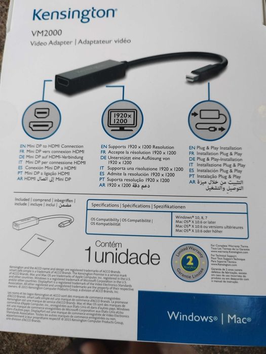 Kensington
Mini Display Port Connection