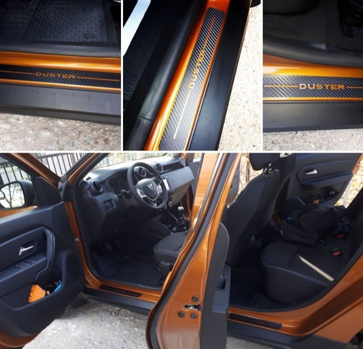Autocolant mat texturat stalpi/ montanti/ Dacia Duster 2018
