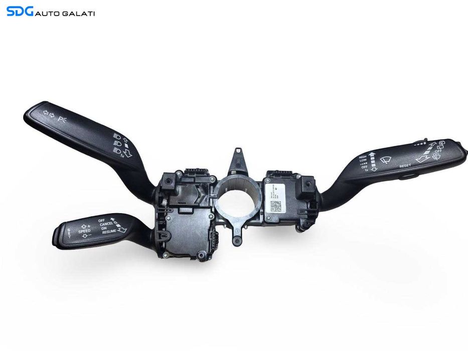 Ansamblu Maneta Manete Stergator Stergatoare Semnalizare Tempomat Pilot Automat Audi A6 C7 2011 - 2019 Cod 4G0953502AD [LS1038]