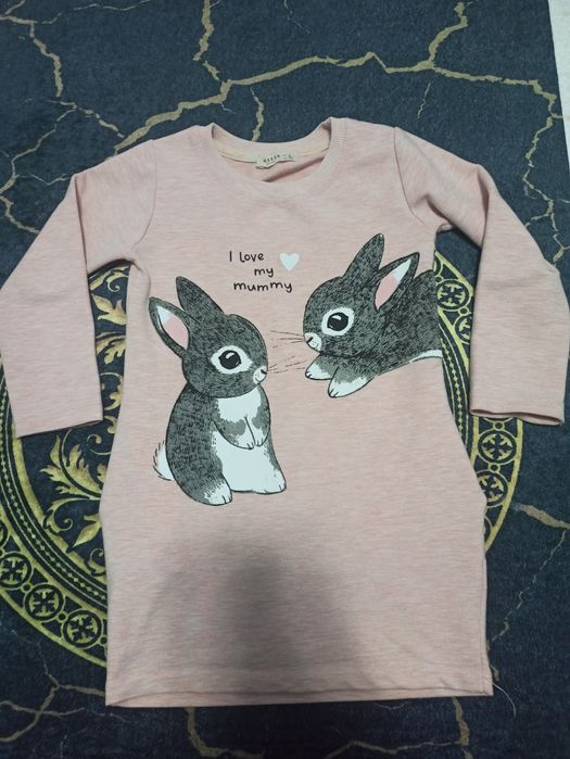 Детски туники 98-110 ,и Детска офиц. Рокля 8-9 год.