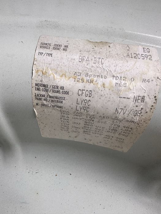 Ауди а3 2.0тди на части / audi a3 8p s line 2.0tdi