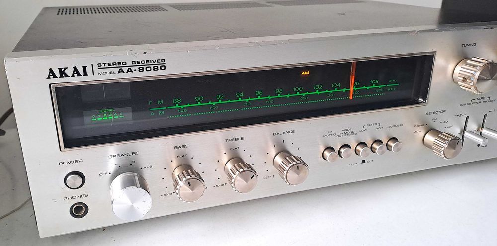 AKAI AA 8080 amplituner cu scala ace analog vintage amplificator TOP