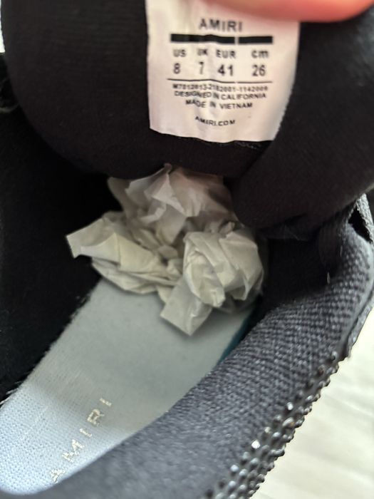 Amiri ma-1 black crystal