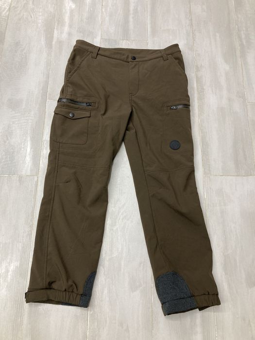 Pantaloni vanatoare M-L softshell cu polar impermeabili de iarna