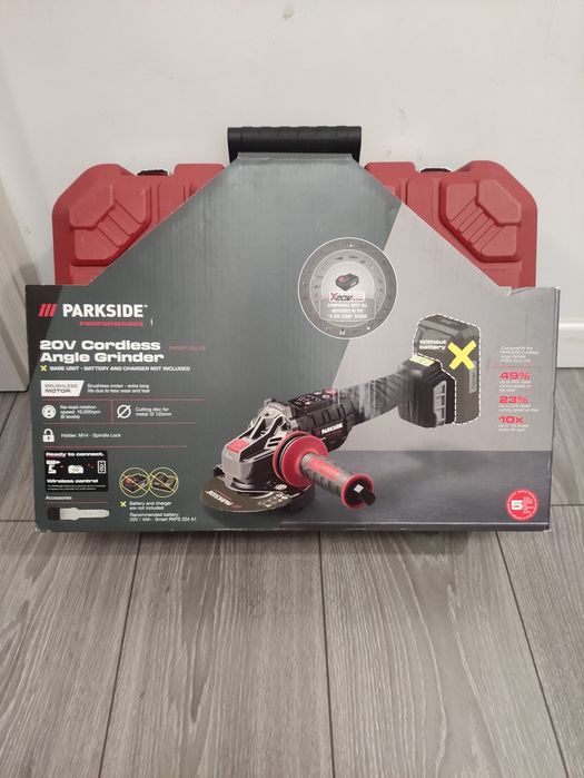 Flex parkside performance polizor unghiular pe baterie de 20 V