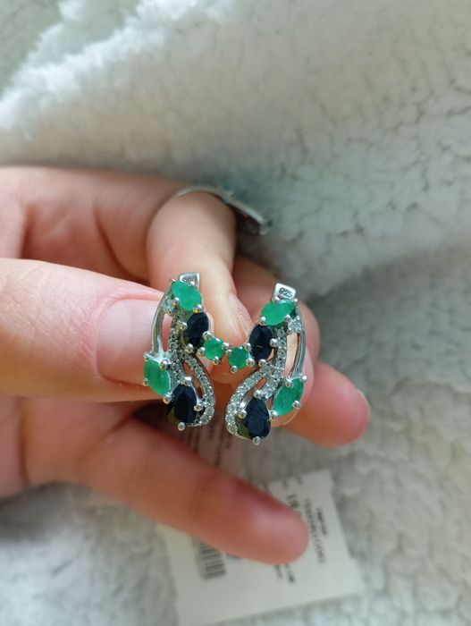 Набор кольцо и серьги