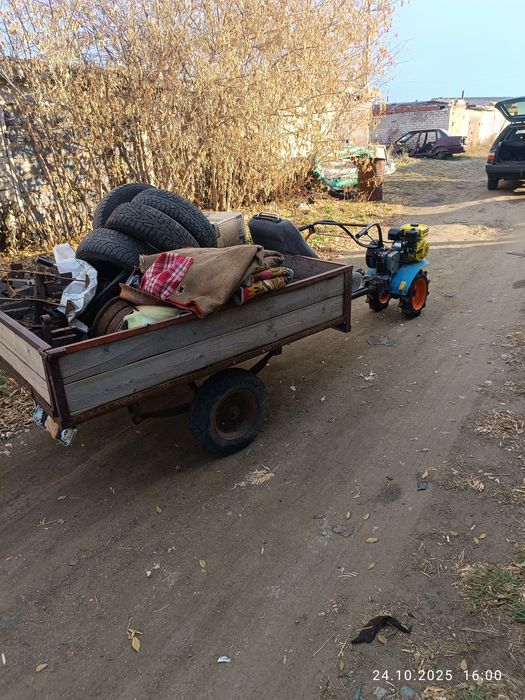 Продам мотоблок с прицепом